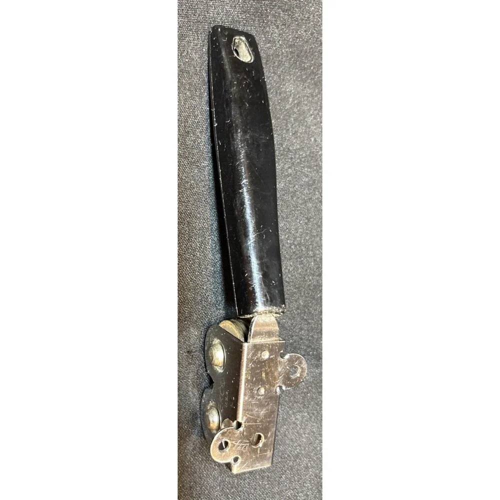 VTG ECKO Black Handled Manual Pull Through Knife Sharpener USA Great Condition